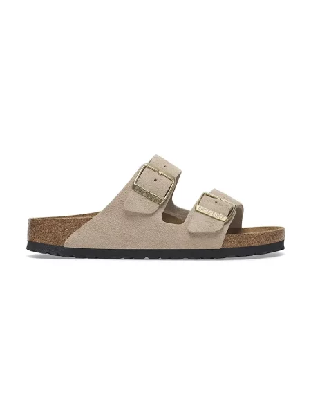 Natikači iz semiša Birkenstock Arizona bež