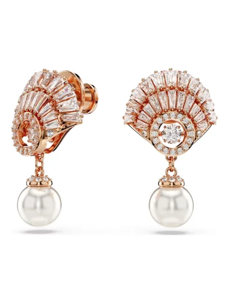 Kolczyki Swarovski różowe