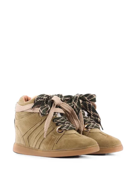 Fűzős szarvasbőr sneaker Serafini