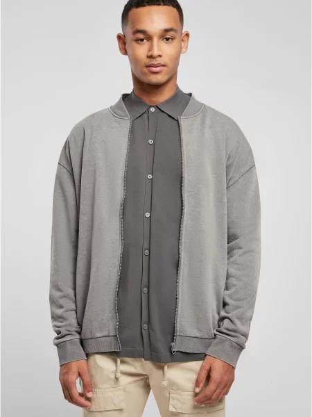 Bomber bunda Urban Classics šedá