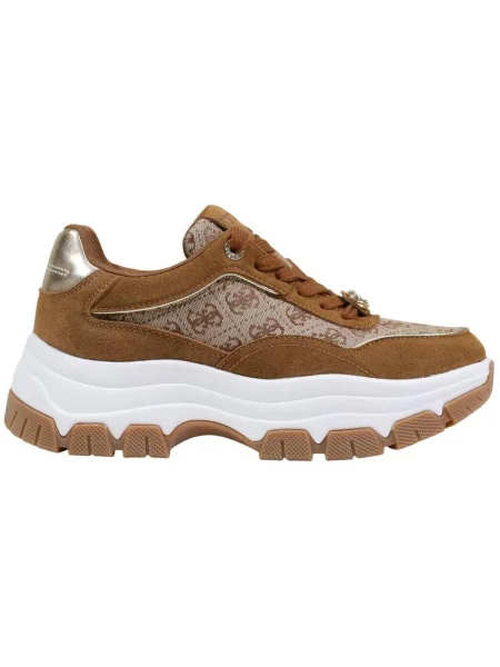 Sneakersy Guess hnedá