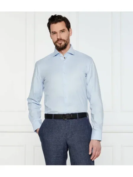 BOSS BLACK Cămașă | easy iron negru