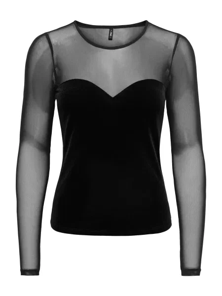ONLY Tricou ONLSMOOTH' negru