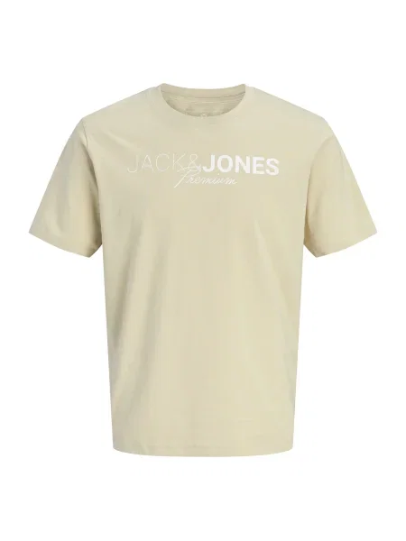 Jack & Jones Plus Tricou JPRBLANEO verde pastel alb