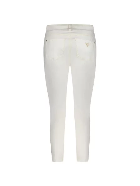 Skinny jeansy skinny Guess białe