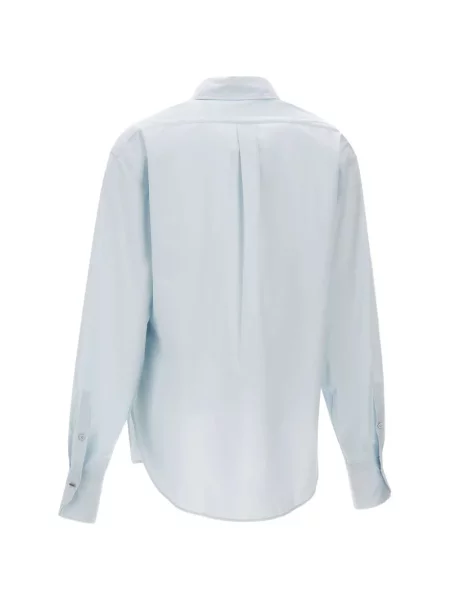 Haftowana koszula Boss niebieska