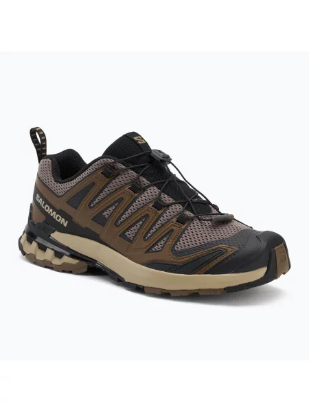 Încălțăminte de alergare pentru bărbați Salomon XA Pro 3D V9 falcon/desert tan/black negru