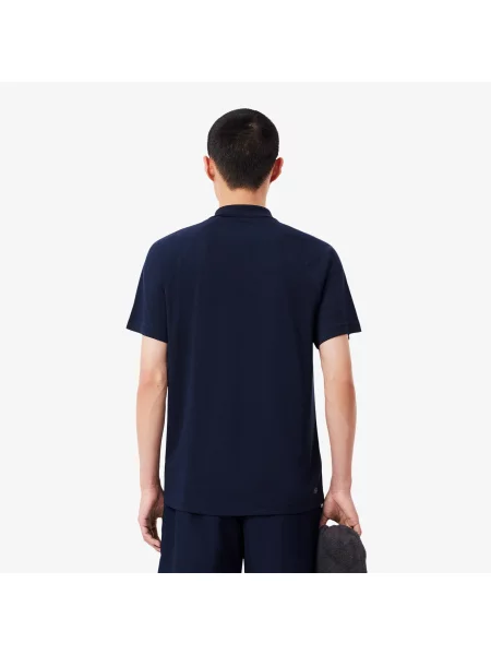 Lacoste Koszulka Polo Regular Fit Uv Protect granatowa