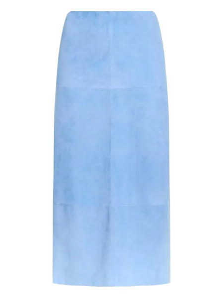 Fustă midi Proenza Schouler până la genunchi albastru