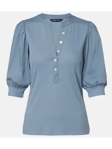Bluză Veronica Beard albastru