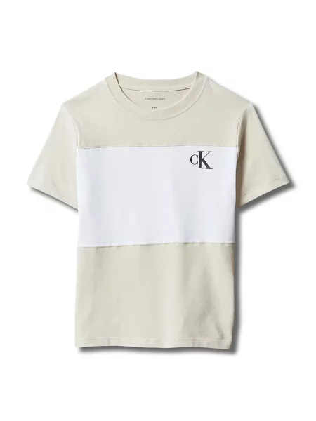 Calvin Klein Jeans tričko detské béžová