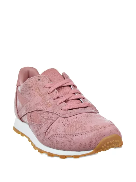 Кожени маратонки Reebok Classic Leather розово