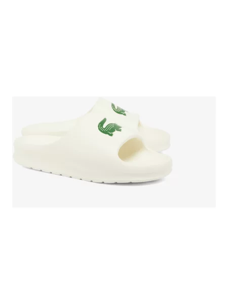 Klapki Lacoste białe