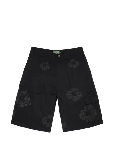 Pantaloni scurți din denim Denim Tears negru