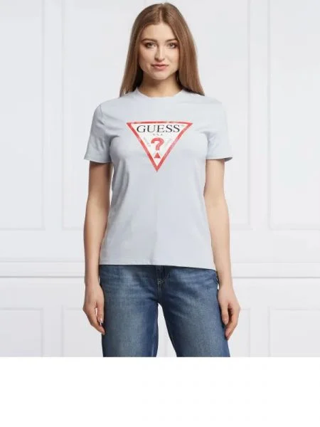 GUESS Tricou albastru