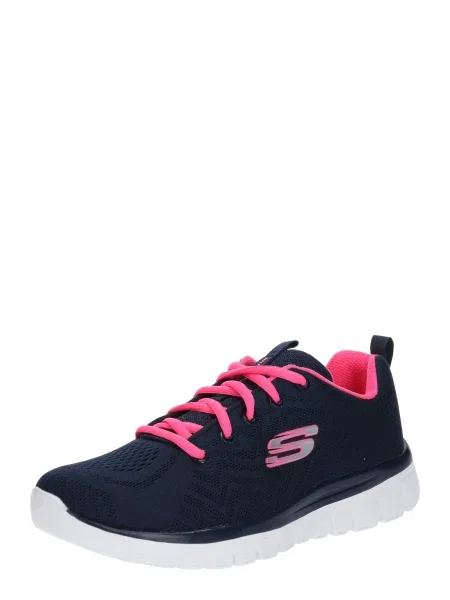 Sneakerși Skechers gri