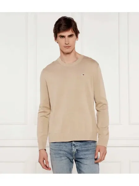 Tommy Jeans Kötött pulóver bézs