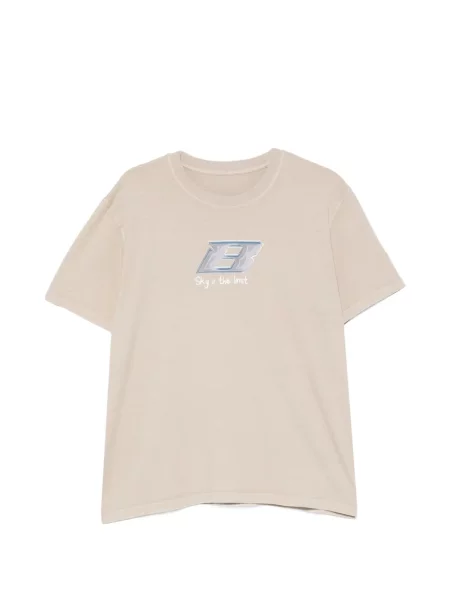 Tricou Blue Sky Inn cu imagine albastru