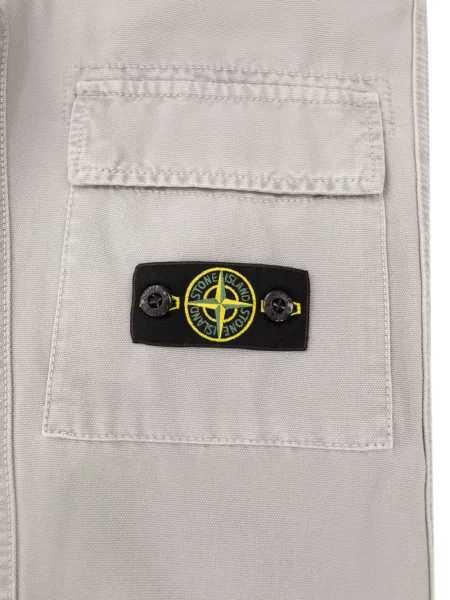 Spodnie cargo dziecięce Stone Island szare