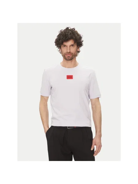 HUGO Póló Regular Fit lila