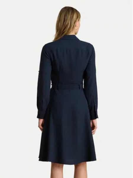 LAUREN RALPH LAUREN Srajčna obleka Mornarsko modra