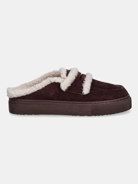 INUIKII Mules încălțăminte | shearling | piele întoarsă