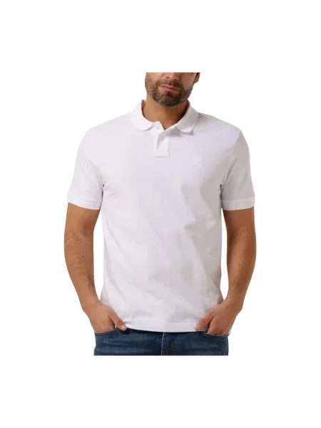Boss Koszulka Polo Z Piki Passenger Slim Fit blau biała
