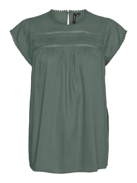 VERO MODA Bluză Debbie' verde