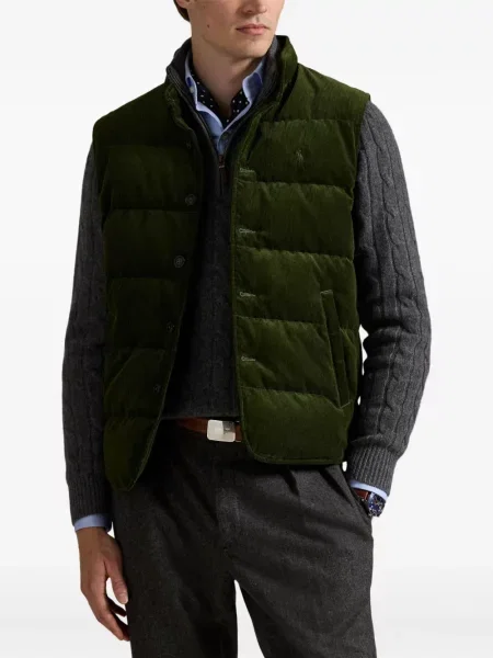 Μικρός κασκέτο Polo Ralph Lauren με χαμηλή μέση υφαίνω διαγωνίως πράσινο