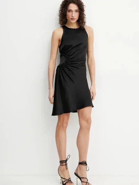 Victoria Beckham rochie mini evazati negru