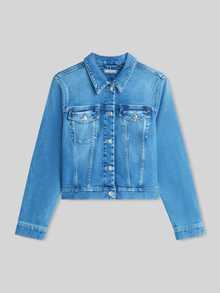 Jeansowa kurtka krój slim fit model DNM FINN SLIM JACKET LS' Tommy Hilfiger niebieska