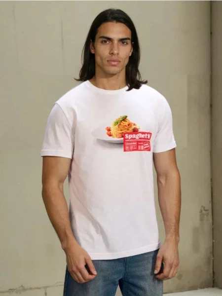 Košile Sinsay s potiskem bílá