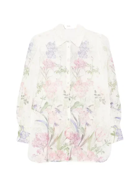 Koszula Charo Ruiz Ibiza w kwiatki biała