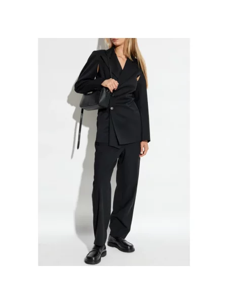 Spodnie Marni wełniane czarne