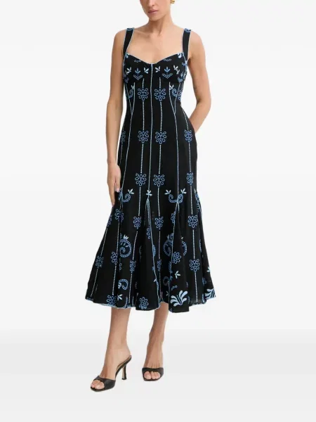 Rochie maxi Charo Ruiz Ibiza fără mâneci negru