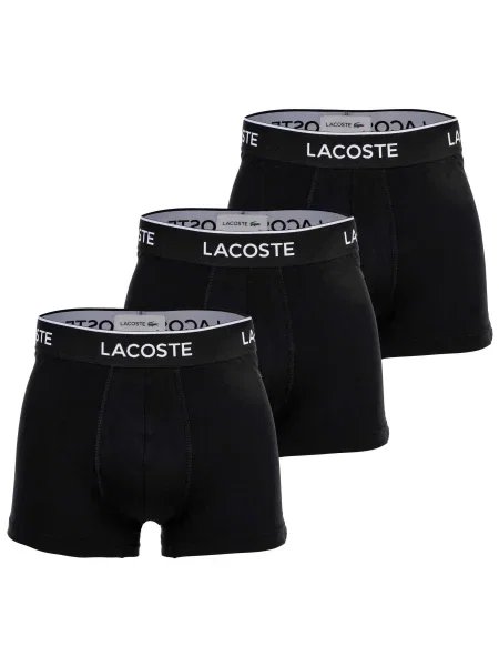 LACOSTE Boxerky / bílá černá