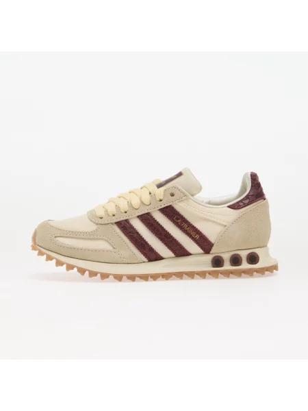 Sneakers adidas LA Trainer OG Warm Vanilla/ Shadow Red/ Gold Metallic EUR 42 roșu