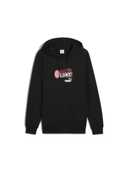 Bluza z kapturem AC Milan ftblNRGY czarna