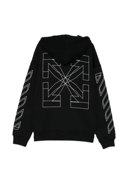Hanorac cu glugă Off-white alb