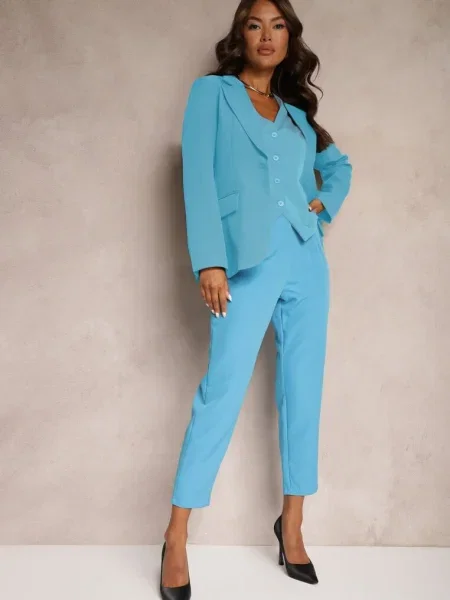 Pantaloni Albaștri Iolona albastru