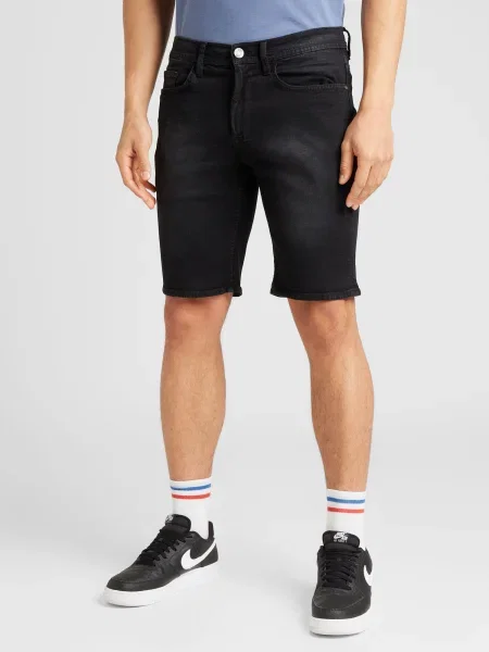 Blend Pantaloni scurți de blugi negru