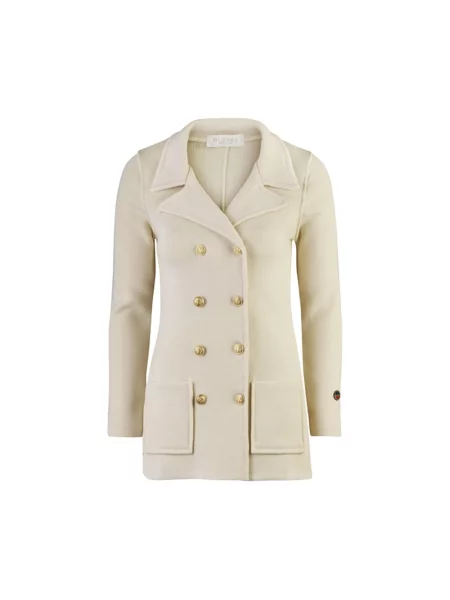 Płaszcz Busnel wełniany biały