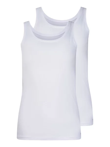 Skiny Top alb