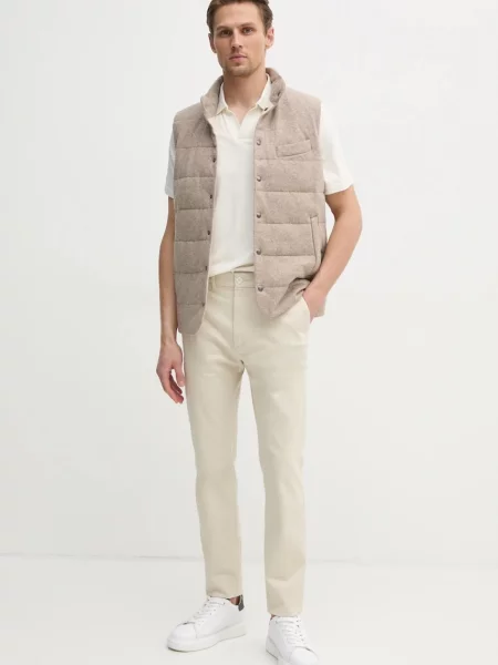 Polo majica Calvin Klein bež
