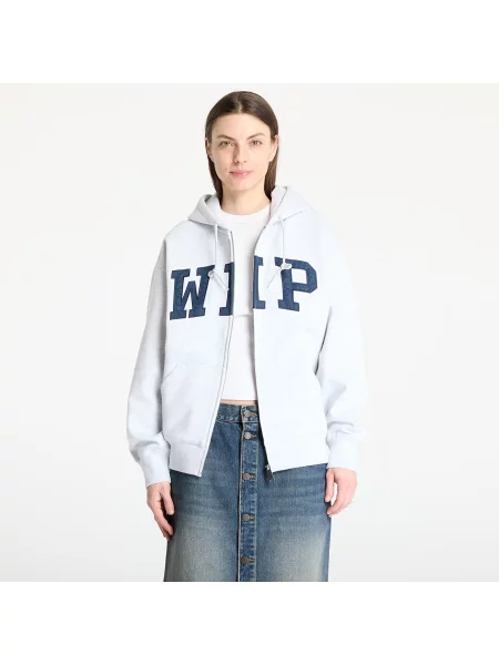Μπλούζα Carhartt WIP Hooded WIP Sweat Jacket με κουκούλα γκρι