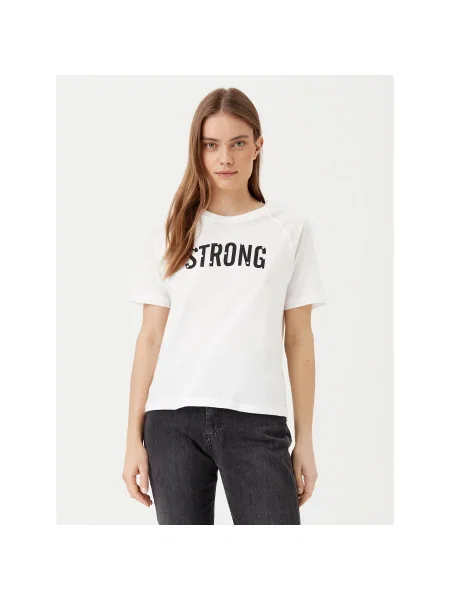 JDY Póló Nina Loose Fit fehér
