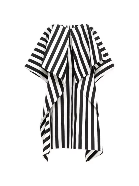 Rochie Jacquemus cu dungi de costum negru