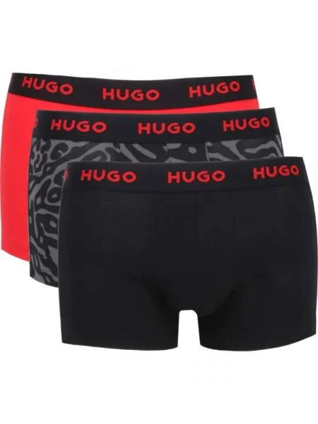 Hugo 3 db-os boxeralsó szett piros