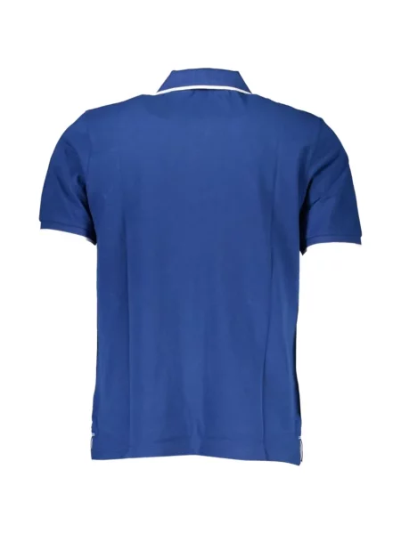 Tricou polo North Sails cu autograf albastru
