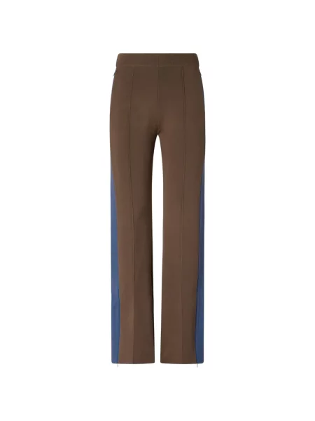 Pantaloni Pinko cu dungi alergare maro